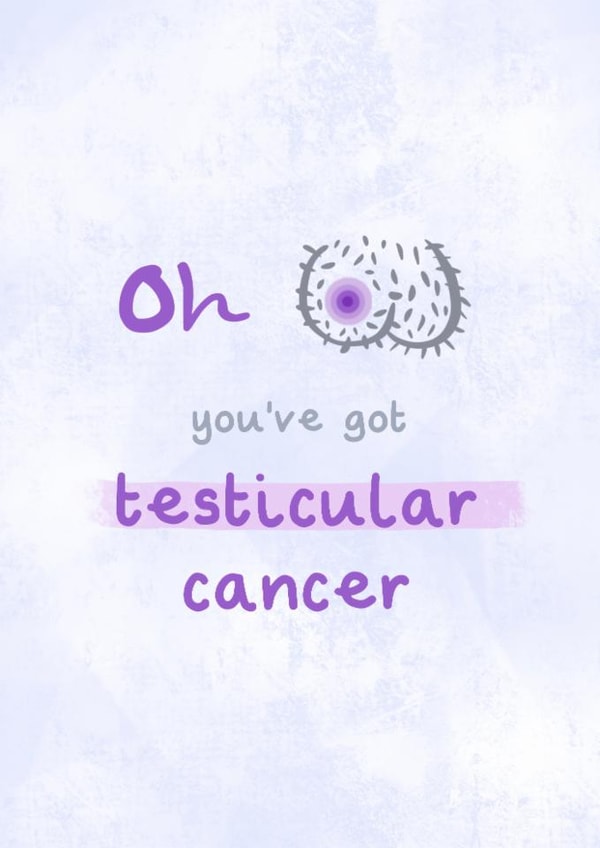 Heartfelt Get Well Card - Testicular Cancer created by Paperleaf Studios