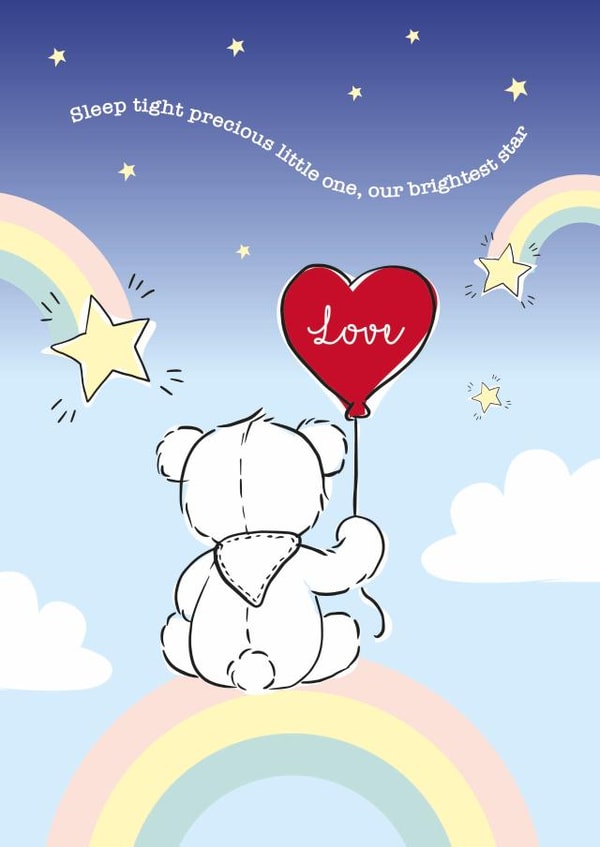 Heartfelt Sympathy Card - Teddy Bear - Little One created by Rulu