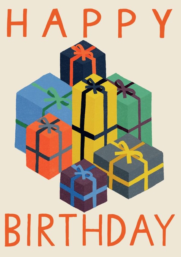 Retro Birthday Card - For Him - Presents Gifts created by Laura Darrington Design Ltd.