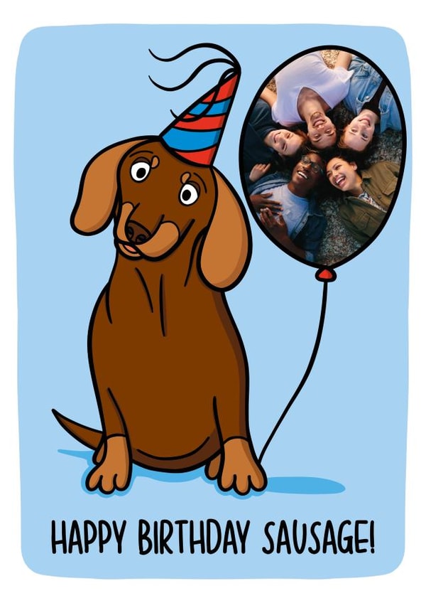 Cute Birthday Card - Dachshund - Sausage Dog | thortful