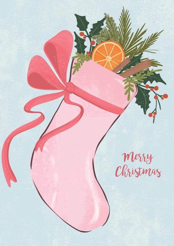Pretty Christmas Card - Stocking created by Nikita Jariwala