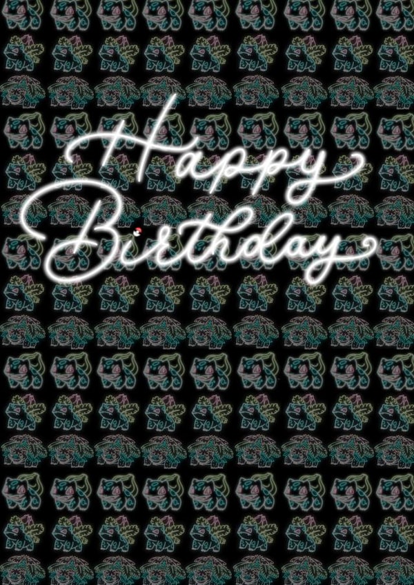 Cute pokemon birthday card for kids and adults! created by Charlie21102
