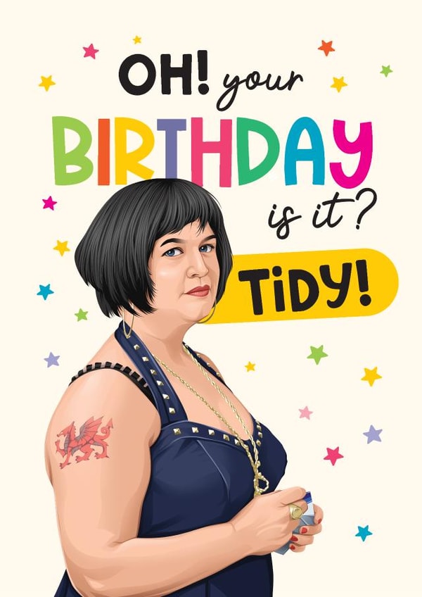 Funny Birthday Card - Nessa - Gavin And Stacey created by Artsy Gift Co