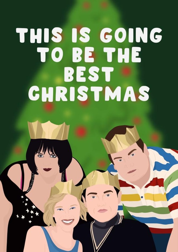 Funny Christmas Card - Christmas Day Special - Gavin And Stacey created by Pink Peach Cards