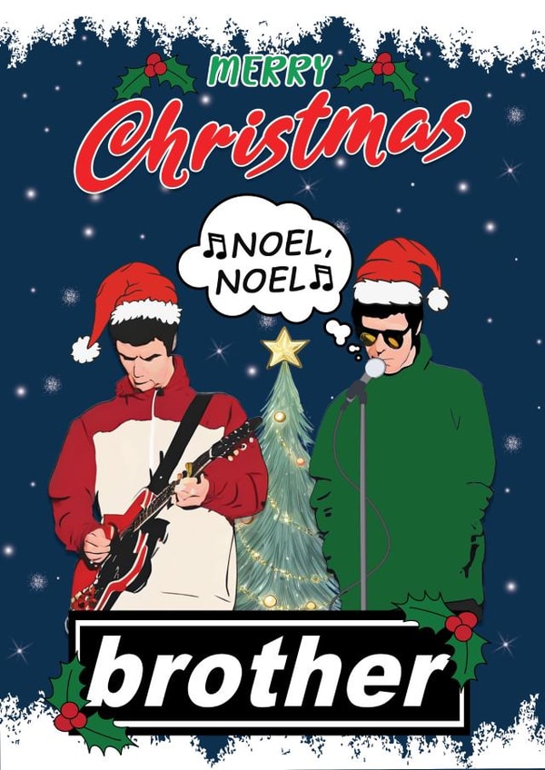 Funny Christmas Card - For Brother - Noel Noel created by ShortRound888
