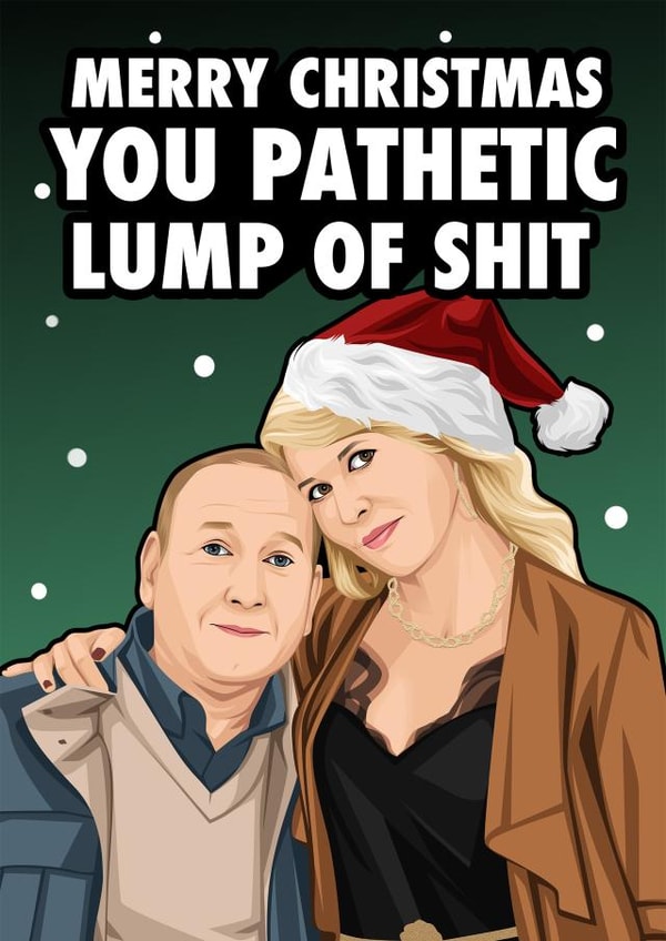 Funny Christmas Card - Pete And Dawn - Gavin And Stacey created by Hint of Sarcasm