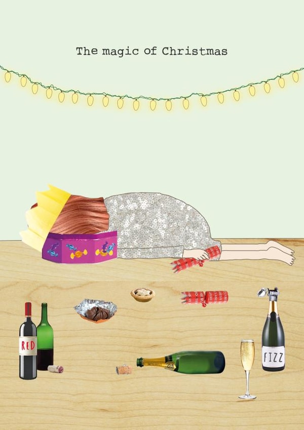 Funny Christmas Card - The Magic of Christmas - Christmas Party created by Rosie Made A Thing