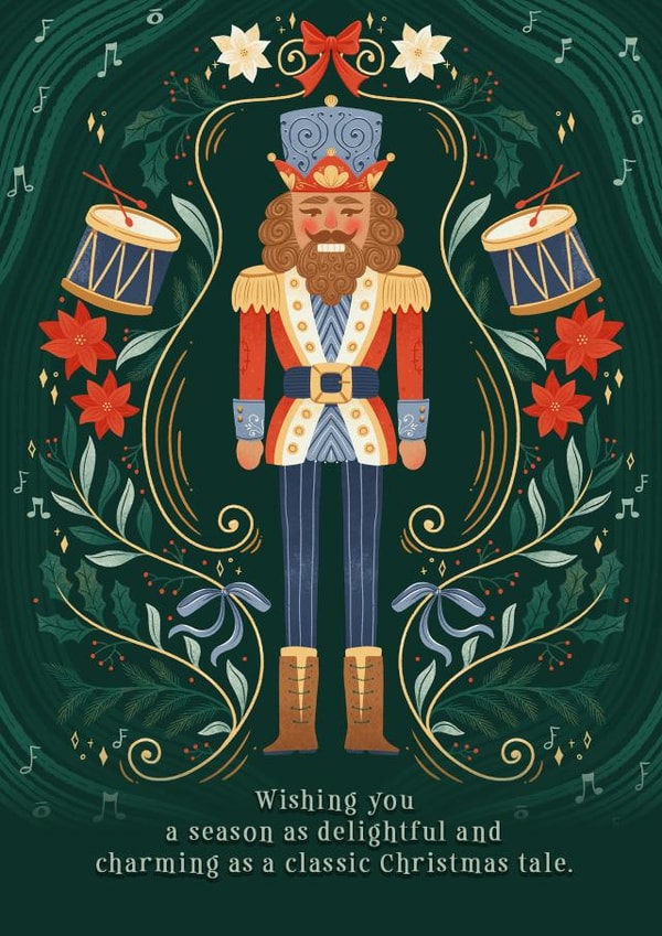 Classic Christmas Card - The Nutcracker - Christmas Tale created by Tawn Moore