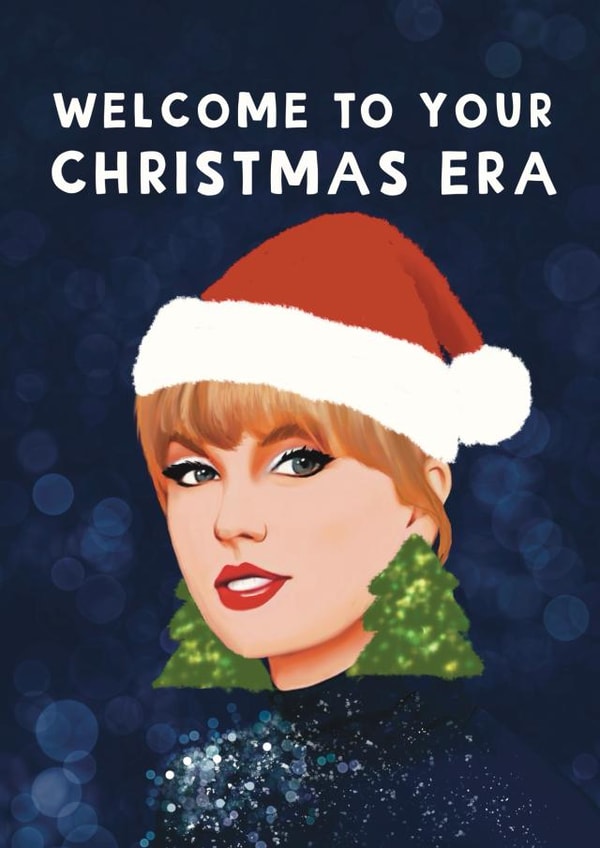 Fun Christmas Card - Taylor Swift - Christmas Era created by Giddy Kipper