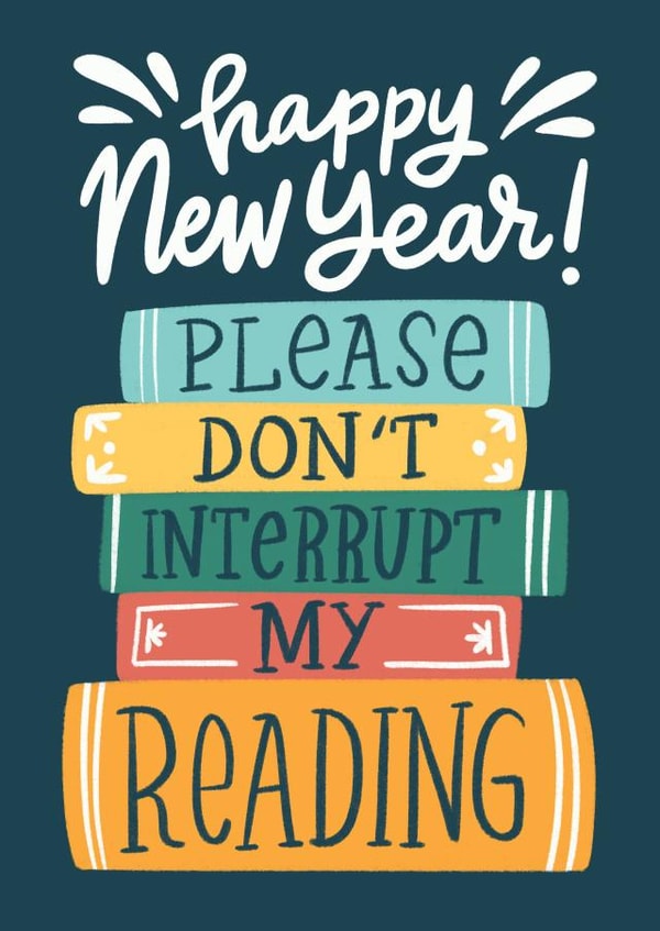 Happy New Year! for readers. created by Happy Introvert