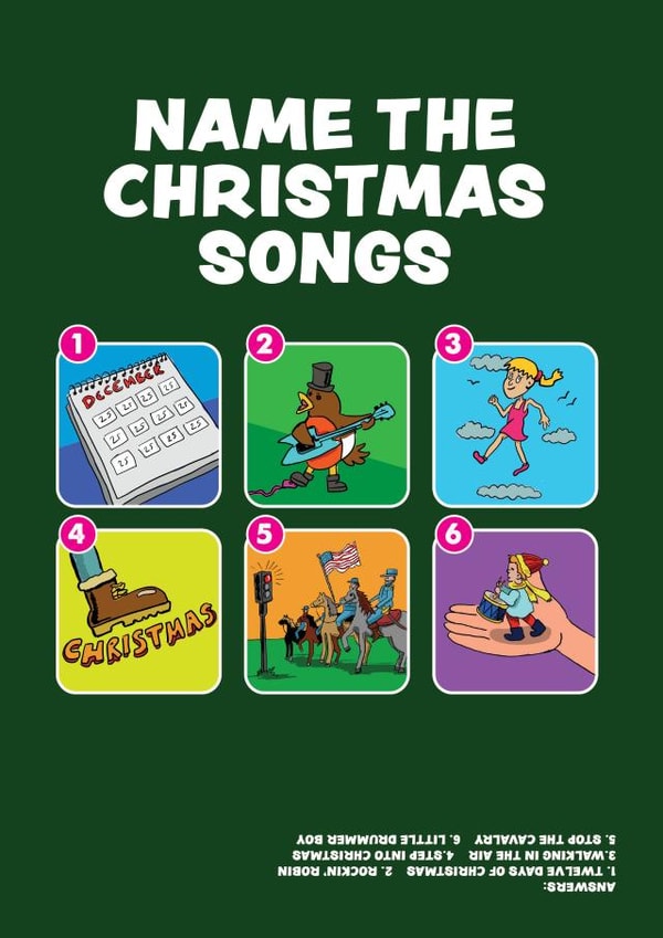 Christmas Songs Picture Quiz 2024 created by MOJO Creative Studio