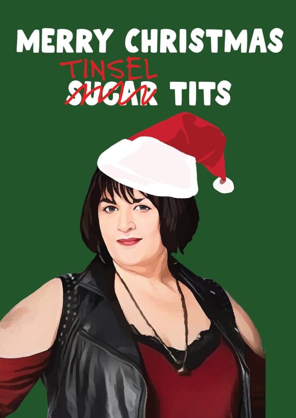 Funny Christmas Card - Nessa - Gavin And Stacey created by Pack a Punch Designs