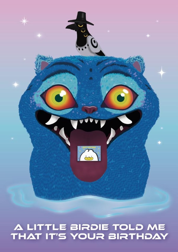 Cute Birthday Card - K-Pop Demon Hunters - Derpy created by Georgia Fry