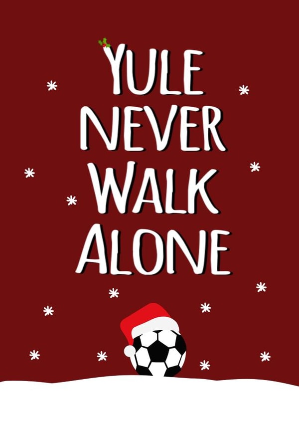Football Christmas Card - Pun - Liverpool created by Kerrylovescards