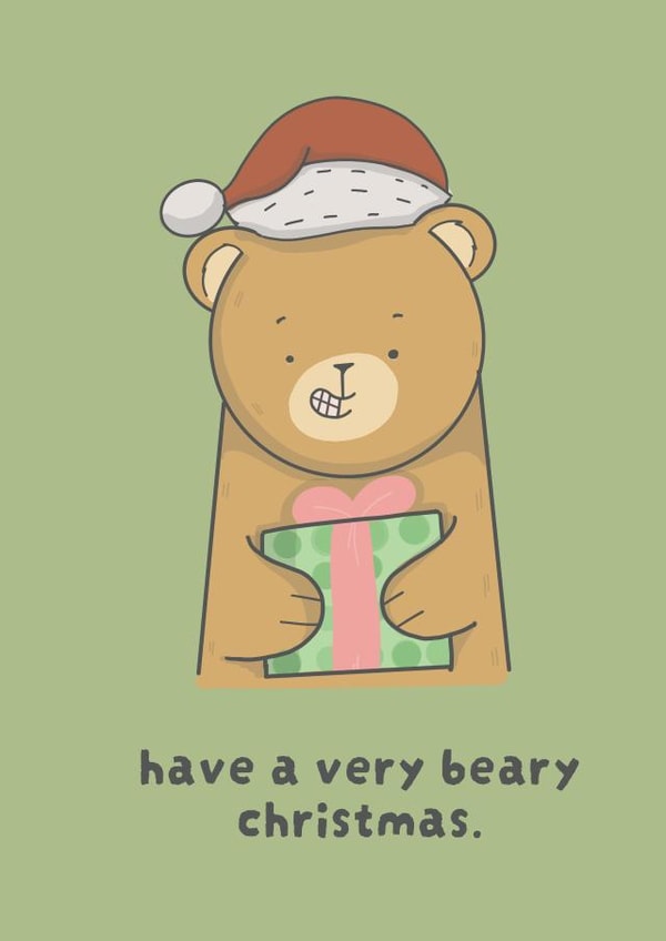 Have A Beary Christmas created by Richard Darani