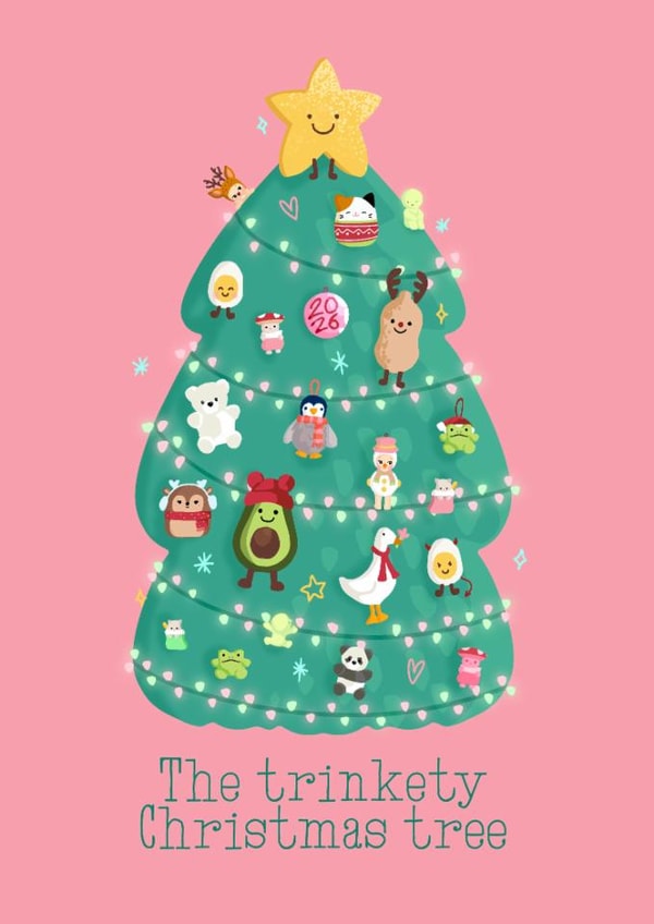 Cute Christmas Card - The Trinkety Christmas Tree! created by Ellie MH Designs