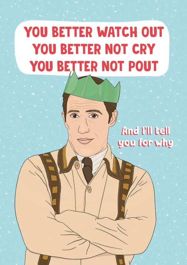 Funny Gavin and Stacey Christmas Card - Uncle Bryn - Welsh Christmas created by Bonne Nouvelle