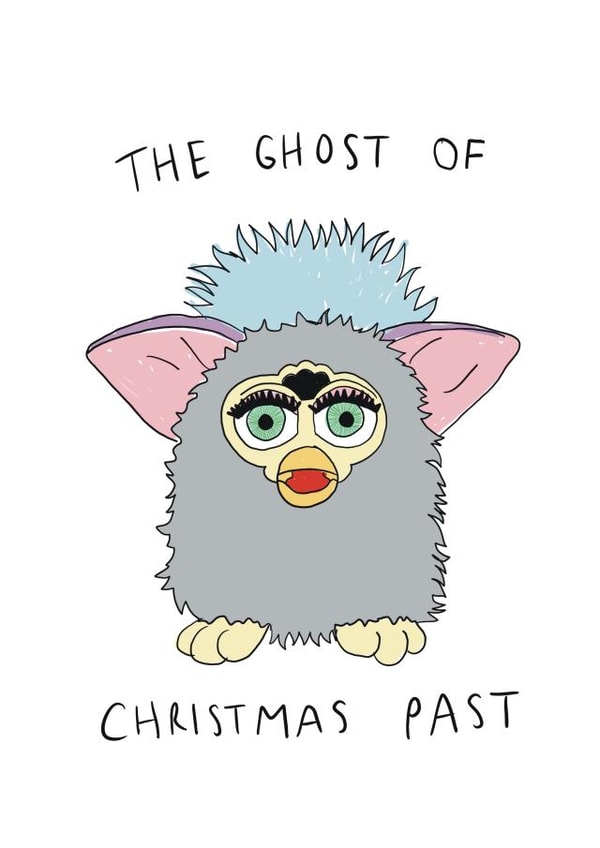 Cute Christmas Card - Furby - Toy created by Front Bum