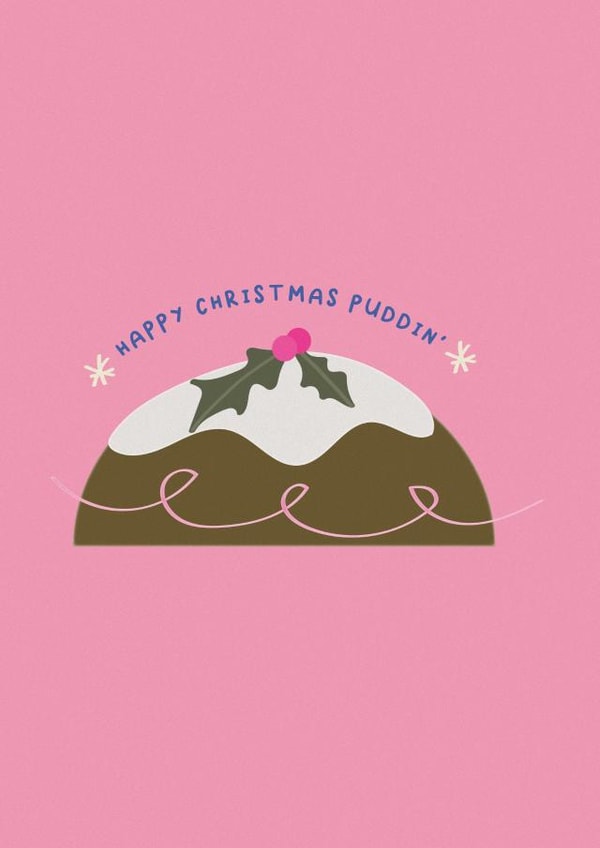 Happy Christmas Puddin' created by Kard & Cotton