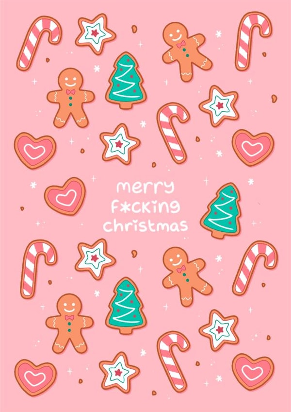 Funny Christmas card created by Lauren Bradley