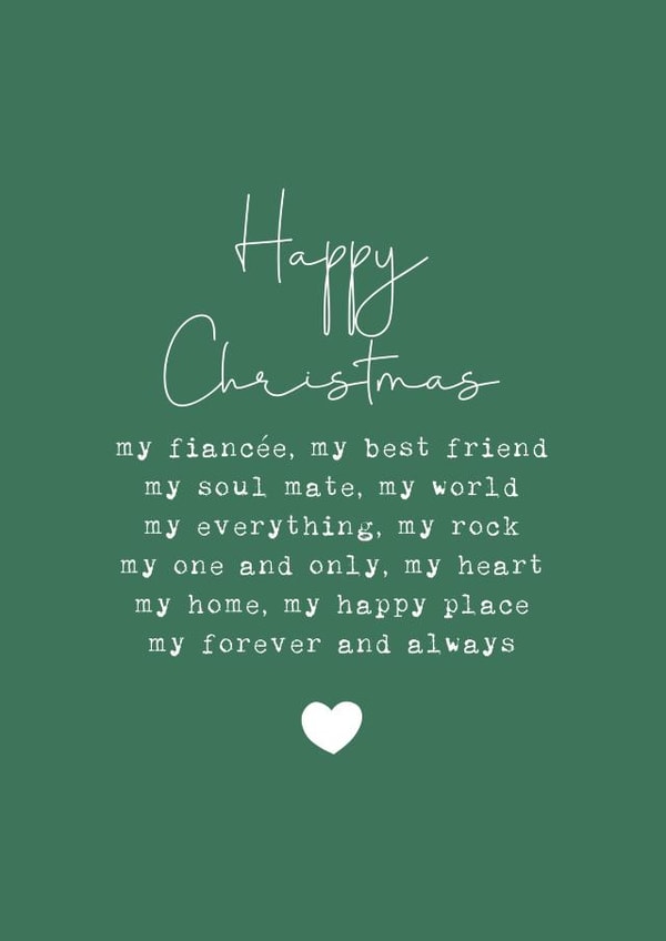 My Forever and Always - Fiancée - Christmas Card created by Cake For Breakfast