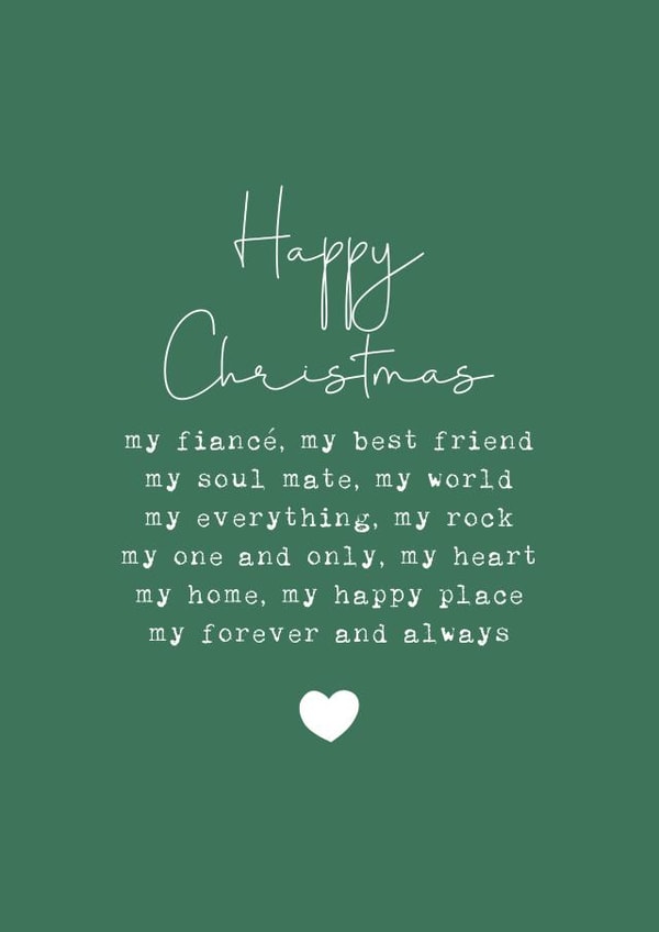 My Forever and Always - Fiancé - Christmas Card created by Cake For Breakfast