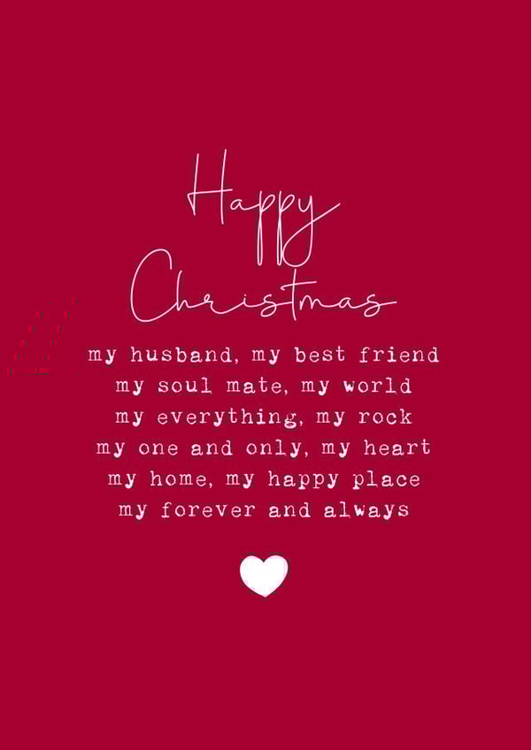 My Forever and Always - Husband - Christmas Card created by Cake For Breakfast