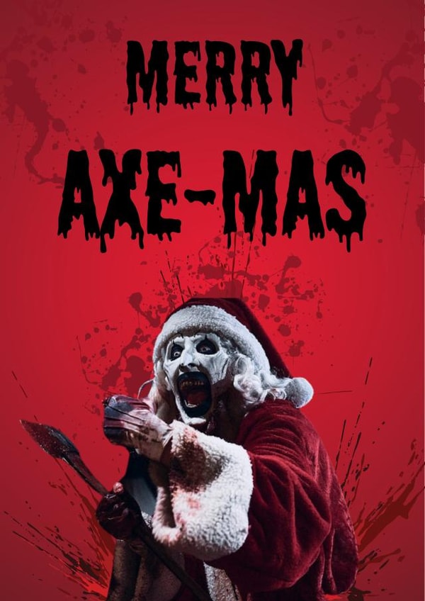 Terrifier Xmas Card created by Chloe