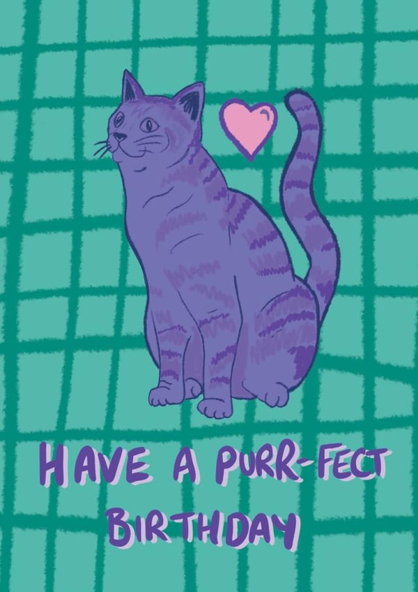 Cute Kitten Birthday Wishes for Cat Lovers created by Makeadaze