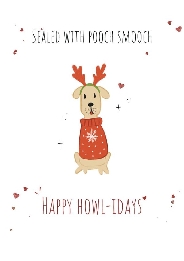 Christmas Card from dog created by Kaytealogy 