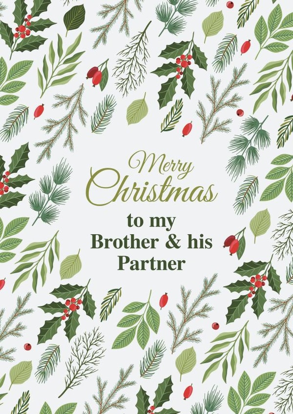 Merry Christmas to my Brother and his Partner created by Geordies Love Gin