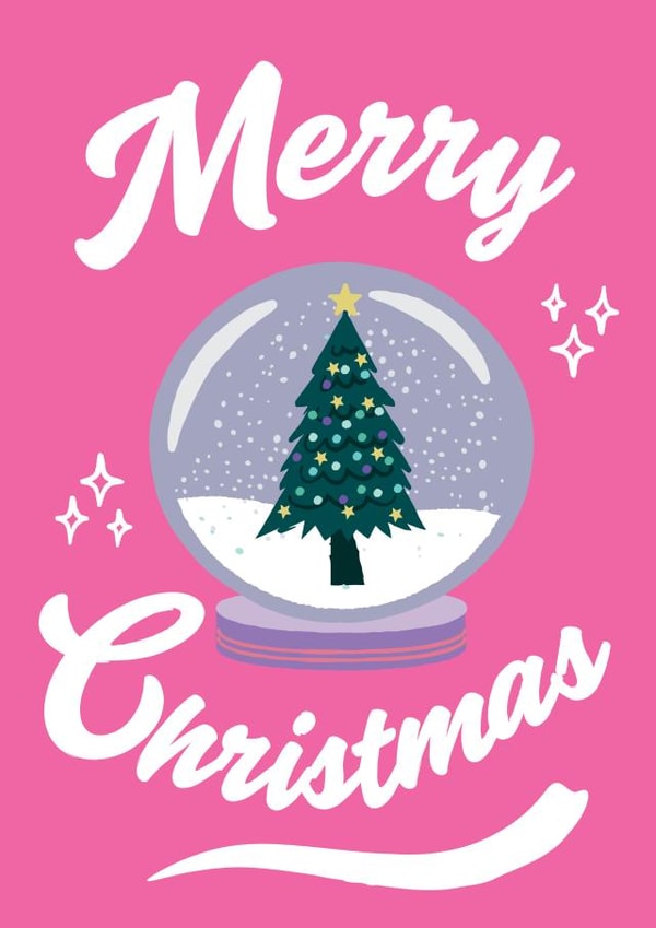 Classic Christmas Card - Snow Globe created by Feel Good Supplies