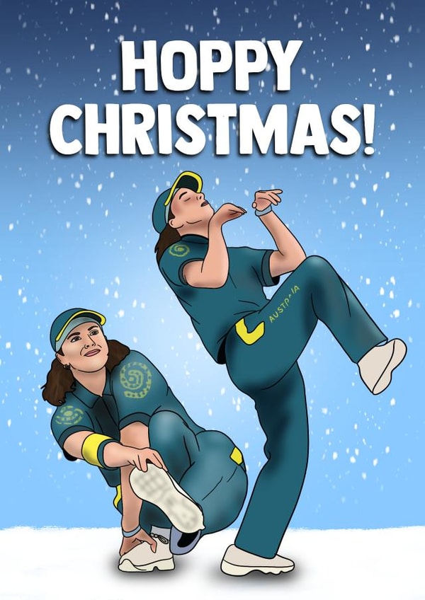 Funny Christmas Card - Raygun Breaking - Hoppy Christmas created by I Draw Stuff