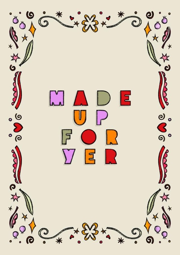 Pretty Congratulations Card - Made Up For Yer - Northern created by Freya Niamh Design