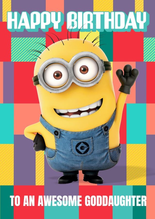 Fun Minions Birthday Card – For Goddaughter created by Danilo
