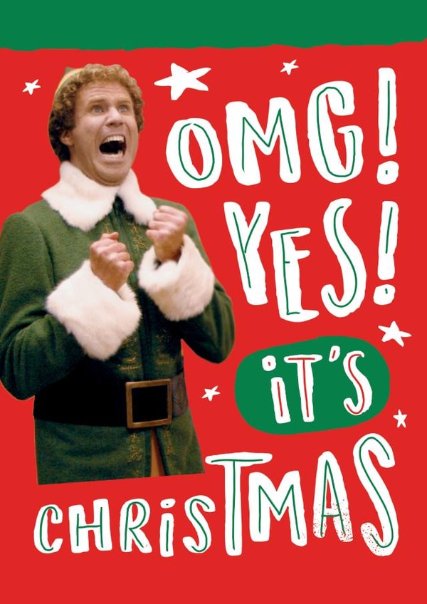 Elf Film Christmas Card – OMG! Yes! It’s Christmas! created by Danilo