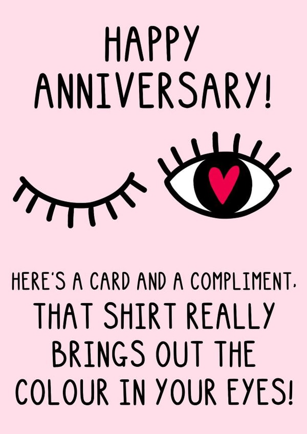 Cute Anniversary Card - Compliment created by OhJaye