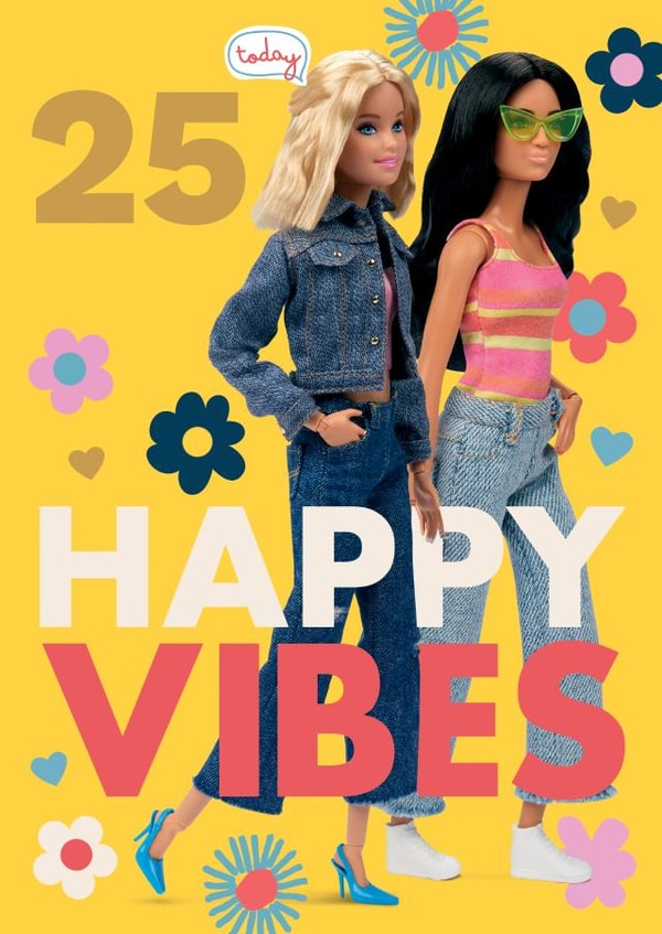 Barbie 25th Birthday Card – Happy Vibes created by Danilo