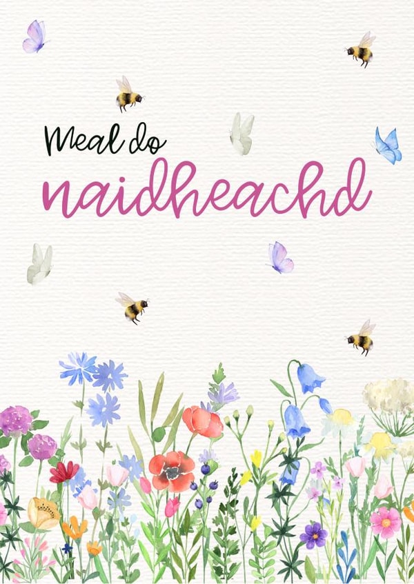 Pretty Birthday Card - For Her - Flowers - Butterflies created by Cairtean le Sarah