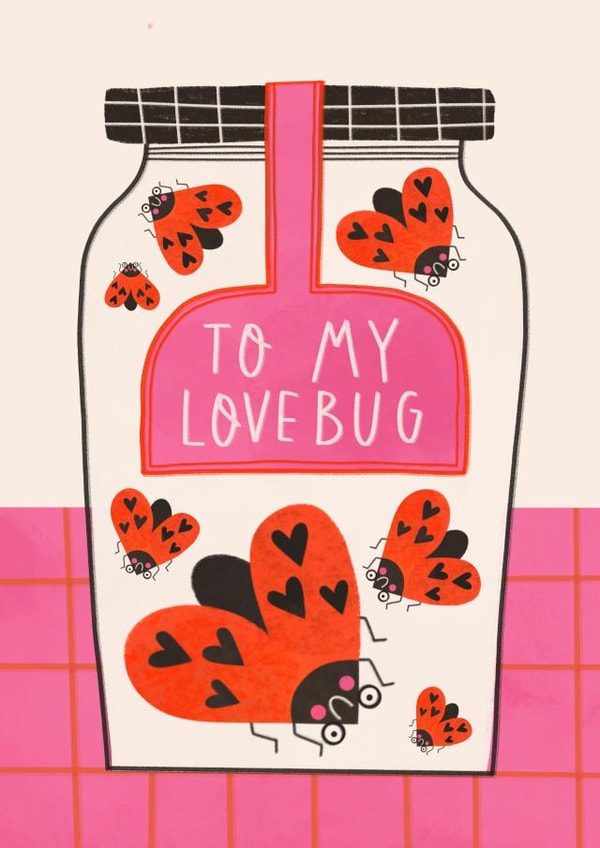 Cute Valentine's Card - Lovebug - Lady Bird created by AbiGoLucky