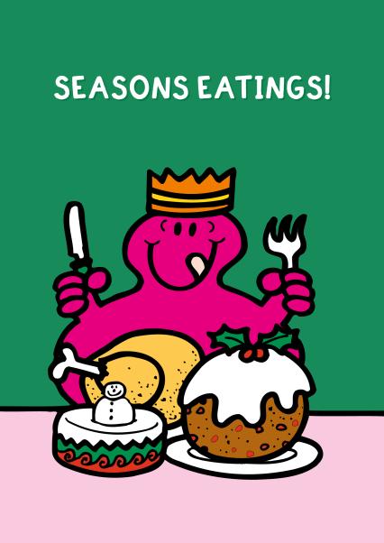 Mr men christmas cards