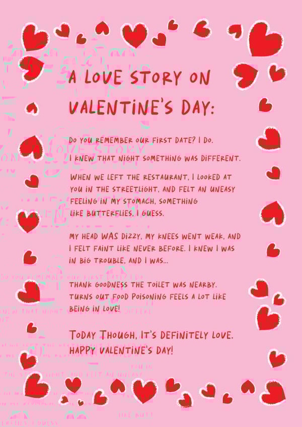 A Valentine's Story Just for You | Valentine's Day Card created by LB Designs