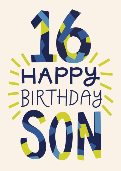 Son 16th card card