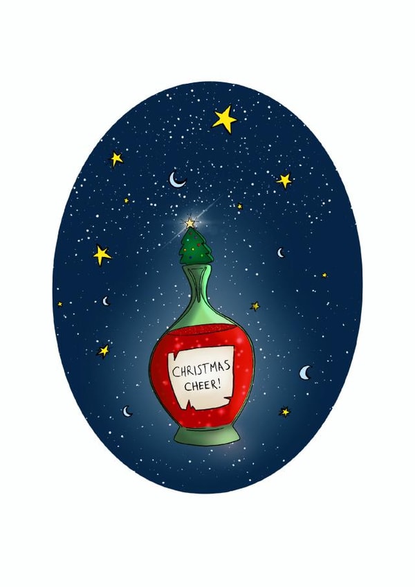 Christmas Cheer in a Bottle! created by Ink Vixen