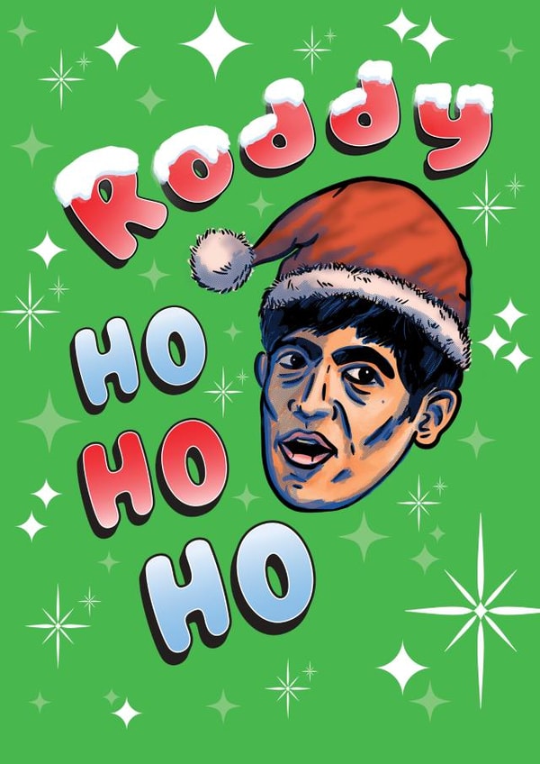 Roddy Ho Ho Ho - Funny Slow Horses Christmas Card - ideal for fans of the show. created by Card Lizard