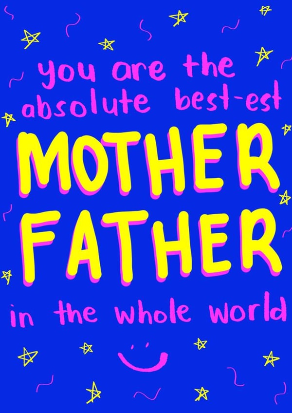 Cute Funny Mother's Day Father's Day Card created by Studio 13 Stationery