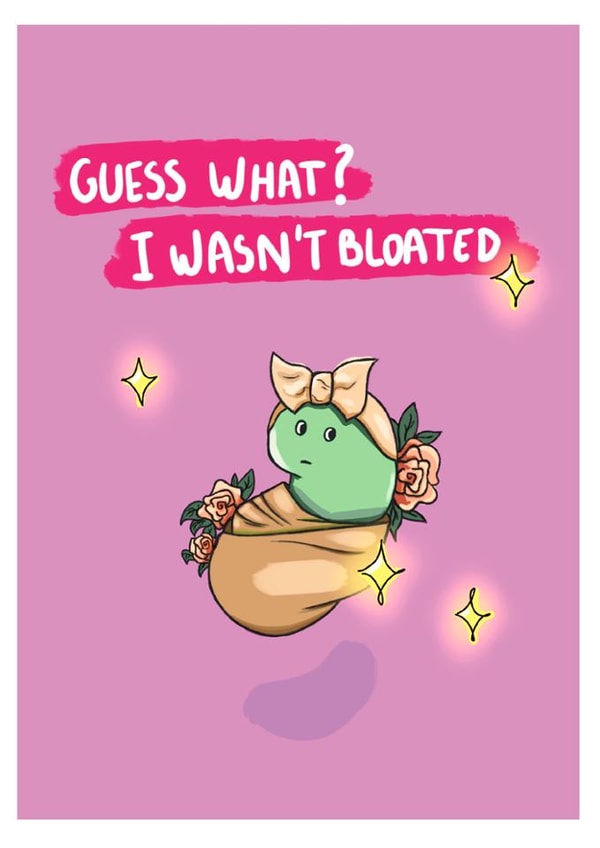 Cute And Funny Pregnancy Announcement Card For Loved Ones created by Sam Musa