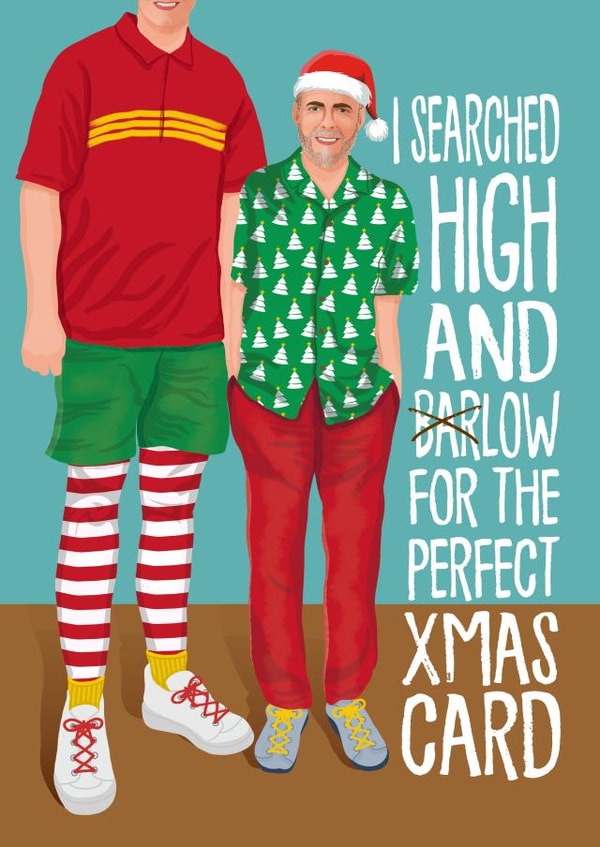 Funny Christmas Card - Gary Barlow's Very Tall Son created by Atwood & Atwood