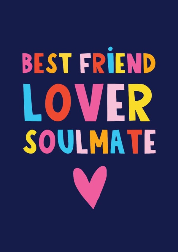 Cute Valentine's Day Card - Best Friend - Lover created by Lucy Maggie Designs