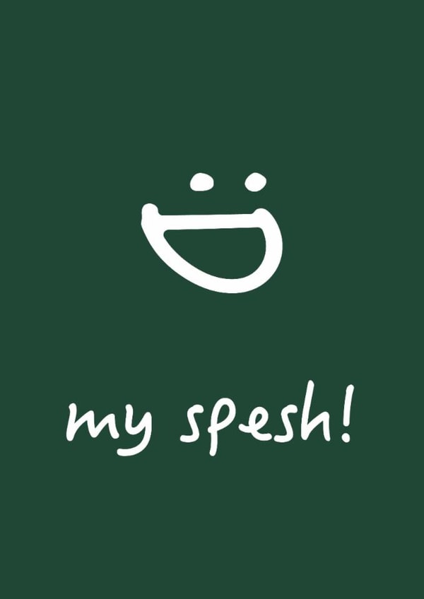 Cute smiley card for a special person created by Samuel Alexander Design